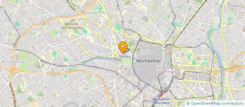 localisation de l'entreprise SCI PITOT à MONTPELLIER