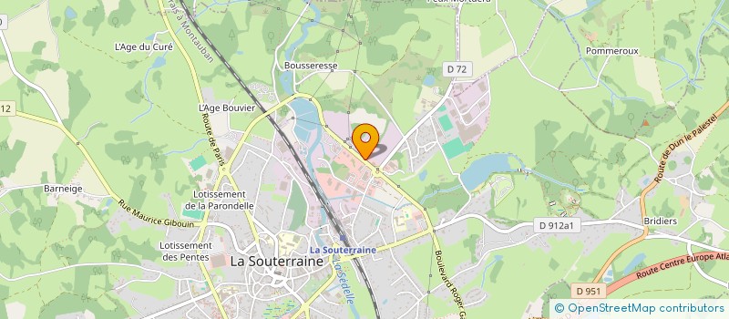 localisation de l'entreprise SCI PITOU à LA SOUTERRAINE