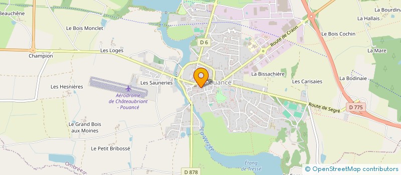 localisation de l'entreprise SCI PITOU  OMBREE D'ANJOU