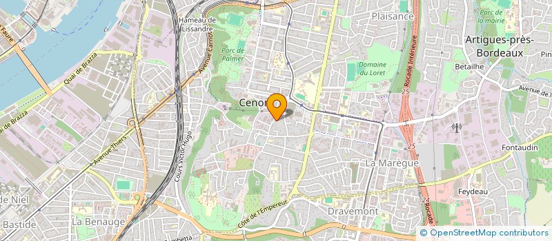 localisation de l'entreprise SCI PITOU  CESTAS