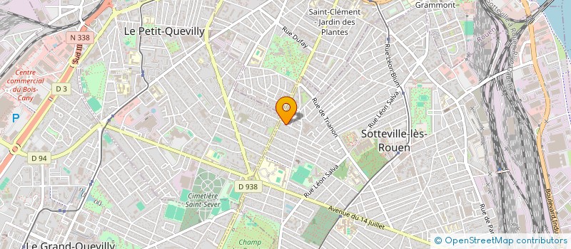 localisation de l'entreprise SCI PITOUKI  SOTTEVILLE-LES-ROUEN