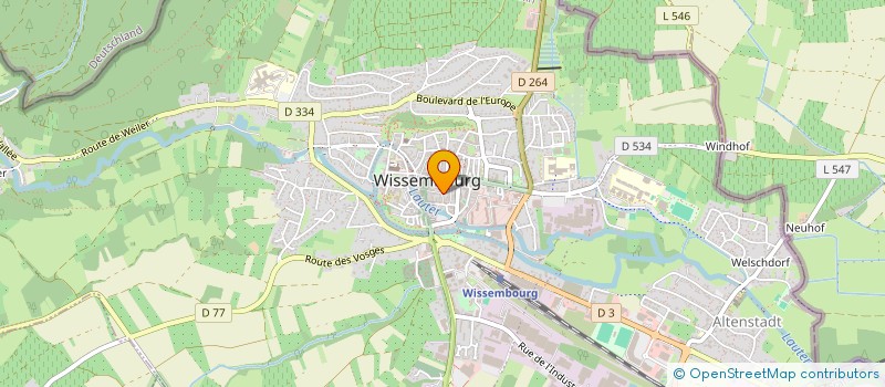 localisation de l'entreprise SCI PITRE  WISSEMBOURG