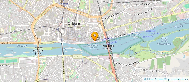 localisation de l'entreprise SCI PIUM à ORLEANS