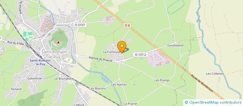 localisation de l'entreprise SCI PIVE  SAINT-ROMAIN-LE-PUY