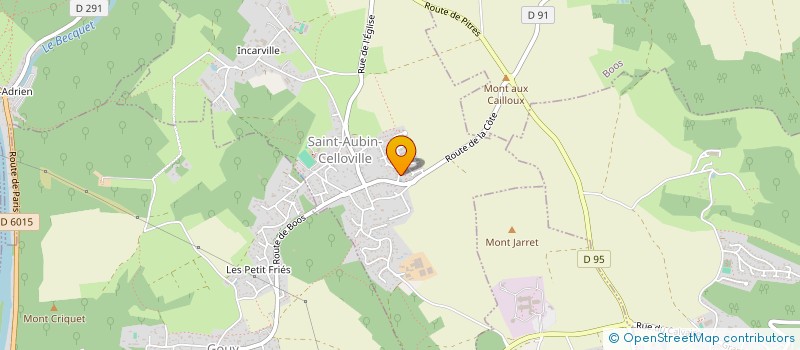 localisation de l'entreprise SCI PIVEL  SAINT-AUBIN-CELLOVILLE