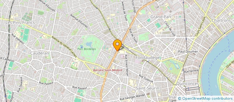 localisation de l'entreprise SCI PIVERTS à BORDEAUX