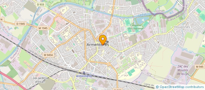 localisation de l'entreprise SCI PIVOINE  ARMENTIERES