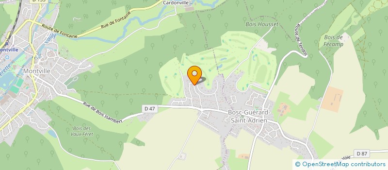 localisation de l'entreprise SCI PIVOINE  MONTVILLE