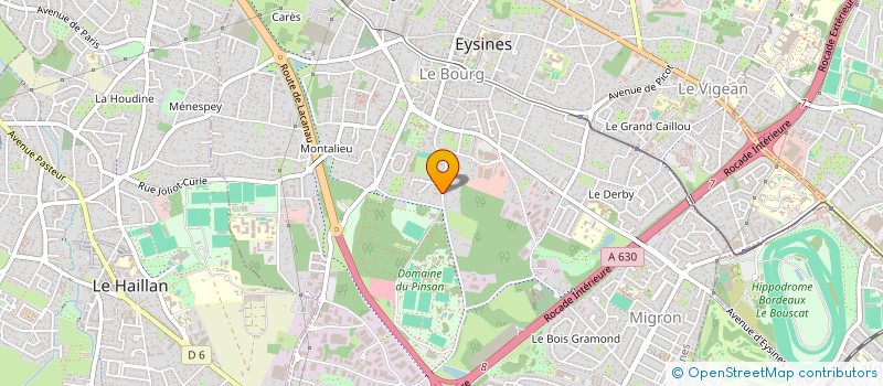 localisation de l'entreprise SCI PIVOT33 IMMOBILIER  EYSINES