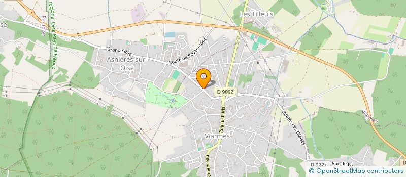 localisation de l'entreprise SCI PIXERECOURT  VIARMES