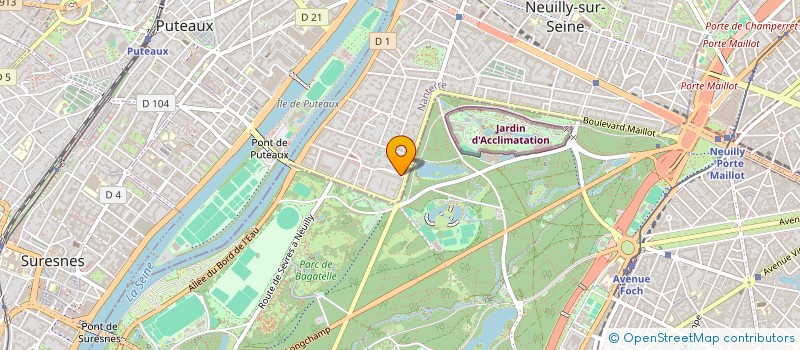 localisation de l'entreprise SCI PIXIE à NEUILLY-SUR-SEINE