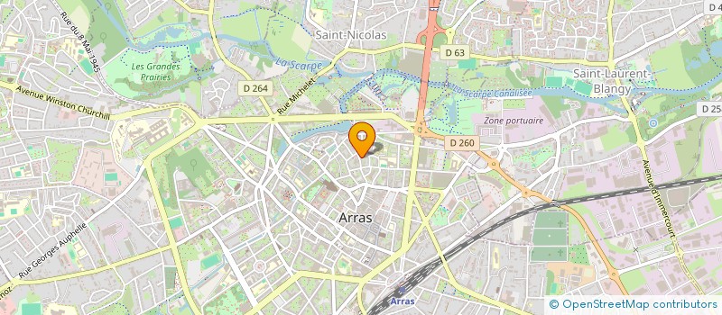 localisation de l'entreprise SCI PIXIES II à ARRAS