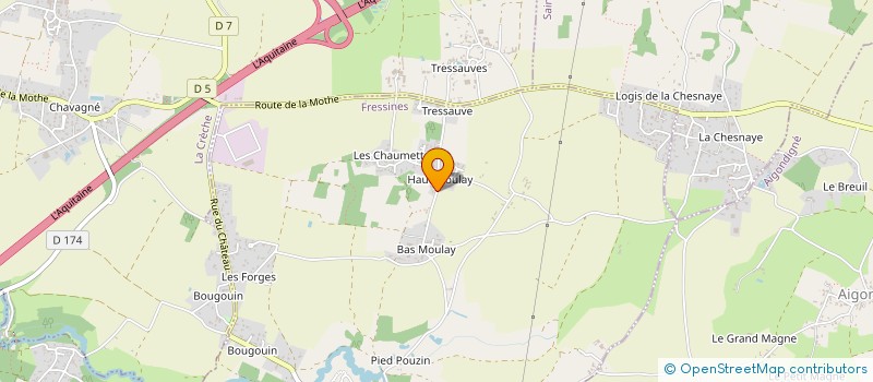 localisation de l'entreprise SCI PIZON  FRESSINES