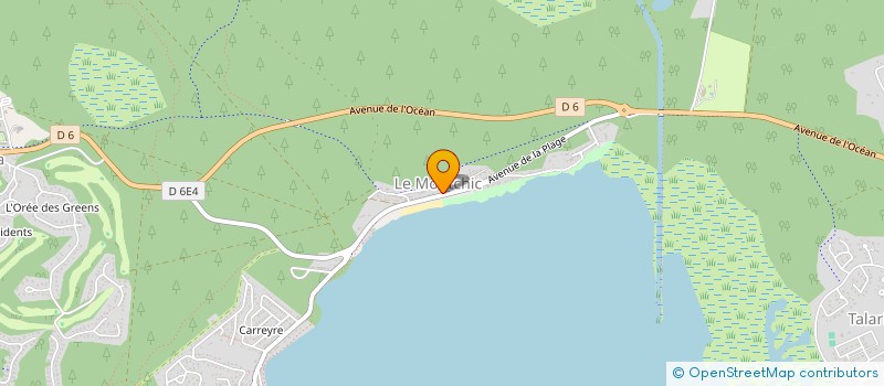 localisation de l'entreprise SCI PIZZA PISE  LACANAU