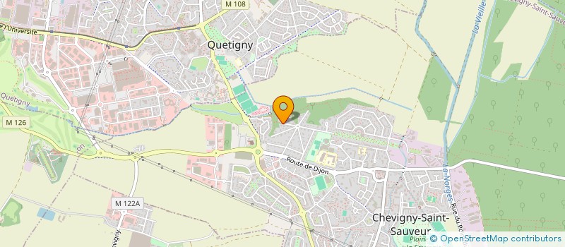 localisation de l'entreprise SCI PIZZIO  CHEVIGNY-SAINT-SAUVEUR