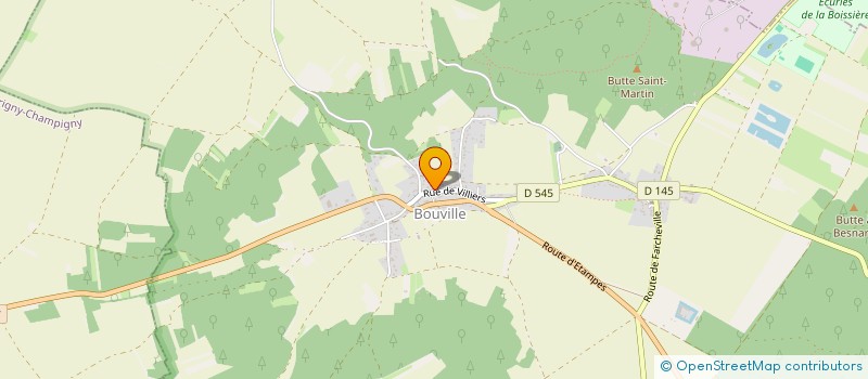 localisation de l'entreprise SCI PJ  BOUVILLE