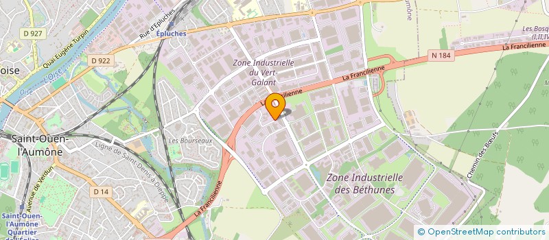 localisation de l'entreprise SCI PJA PLOGISTIQUE  SAINT-OUEN-L'AUMONE