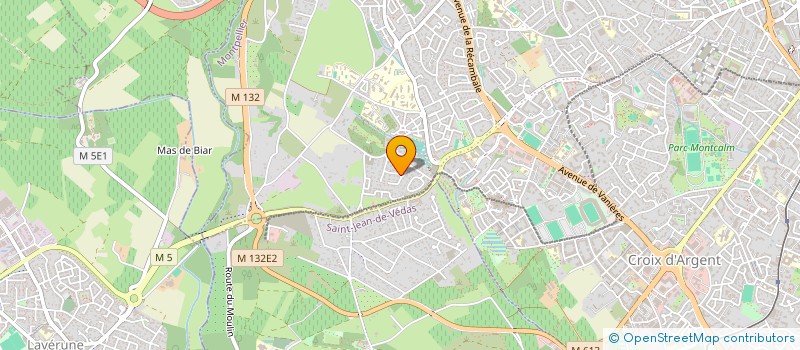 localisation de l'entreprise SCI PJAB à MONTPELLIER