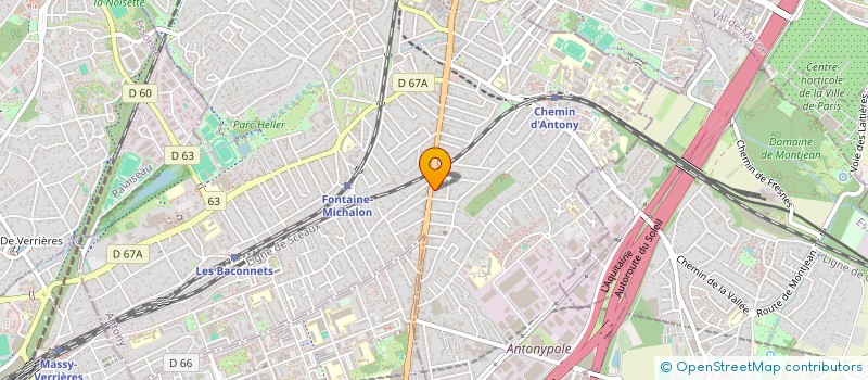 localisation de l'entreprise SCI PJAT à ANTONY
