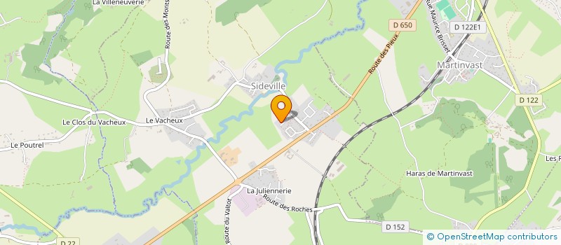 localisation de l'entreprise SCI PJB  SIDEVILLE