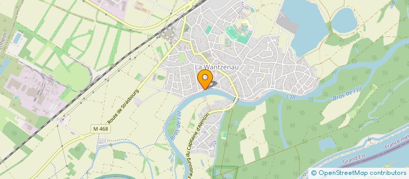 localisation de l'entreprise SCI PJBT  LA WANTZENAU