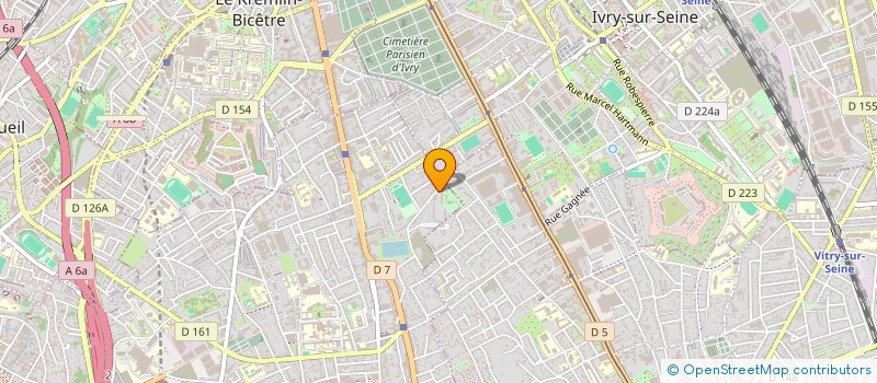 localisation de l'entreprise SCI PJC à VILLEJUIF