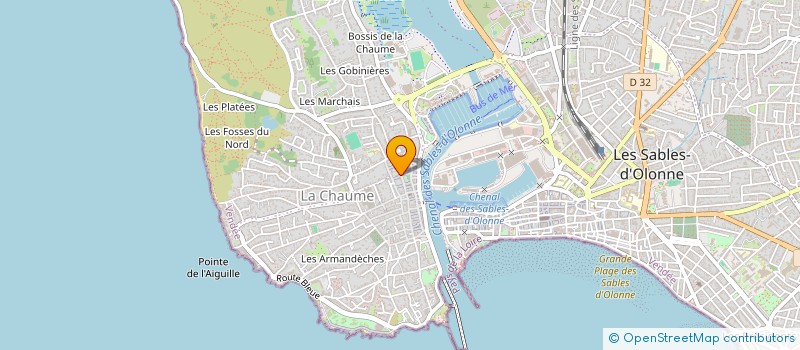 localisation de l'entreprise SCI PJDS à LES SABLES D'OLONNE