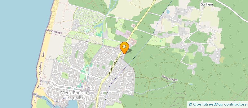 localisation de l'entreprise SCI PJEO  VIEUX-BOUCAU-LES-BAINS