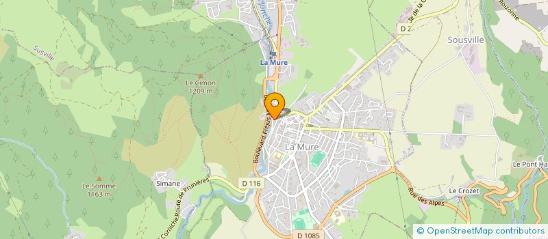 localisation de l'entreprise SCI PJF  LA MURE