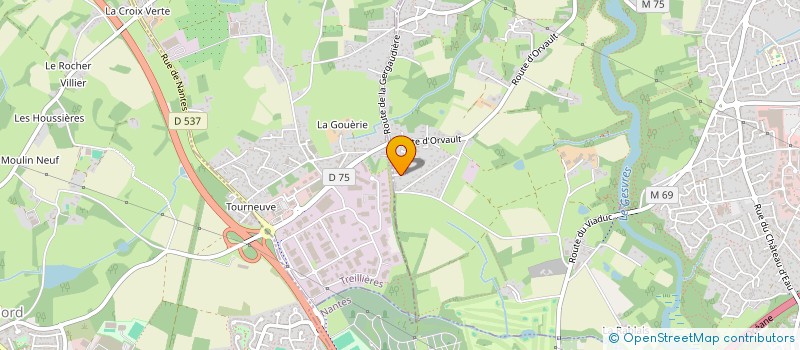 localisation de l'entreprise SCI PJFJ XVIII IMMOBILIER  LA CHAPELLE-SUR-ERDRE