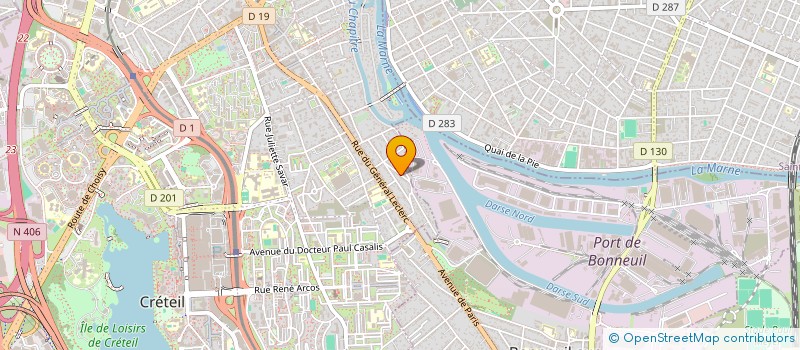 localisation de l'entreprise SCI PJFR à CRETEIL