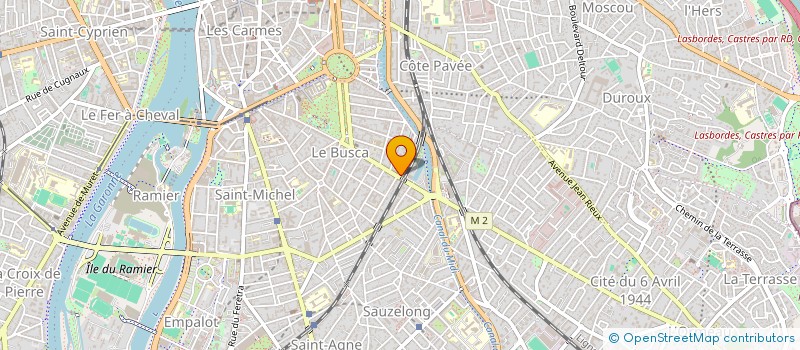 localisation de l'entreprise SCI PJH à TOULOUSE