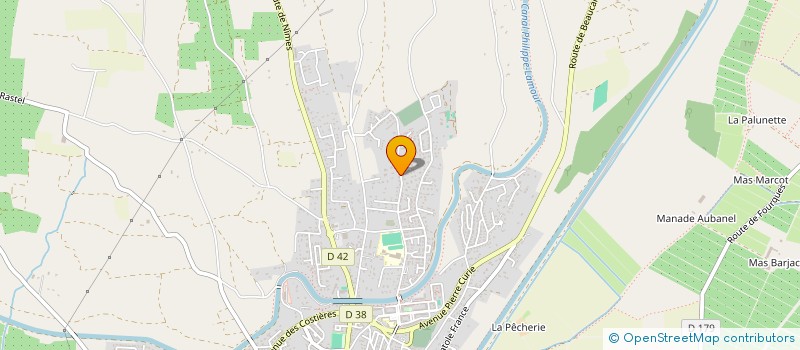 localisation de l'entreprise SCI PJJ à SAINT-GILLES