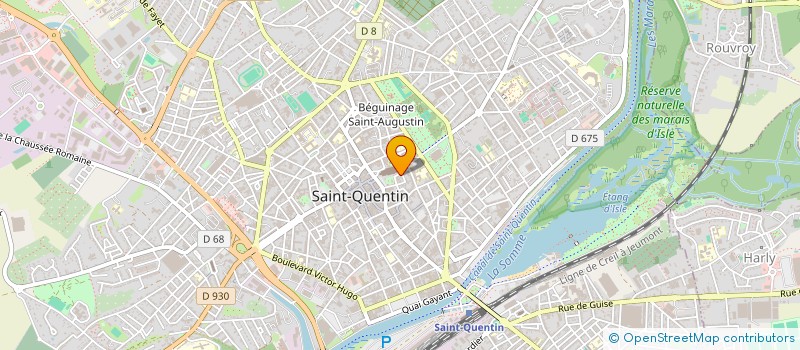 localisation de l'entreprise SCI PJLB à SAINT-QUENTIN