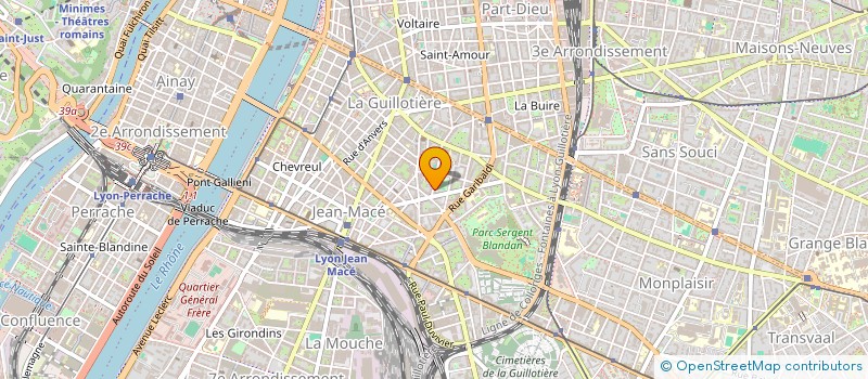 localisation de l'entreprise SCI PJM  LYON