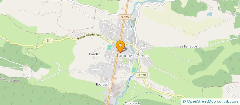 localisation de l'entreprise SCI PJM à LAROQUE-D'OLMES