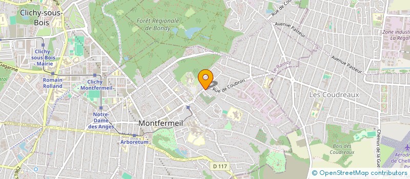 localisation de l'entreprise SCI PJM à MONTFERMEIL