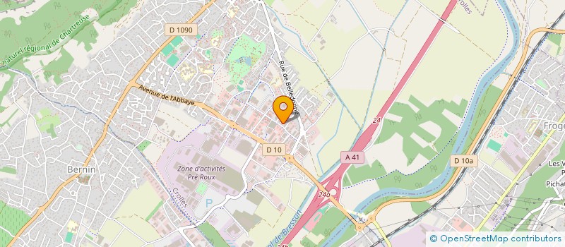 localisation de l'entreprise SCI PJMC  CROLLES