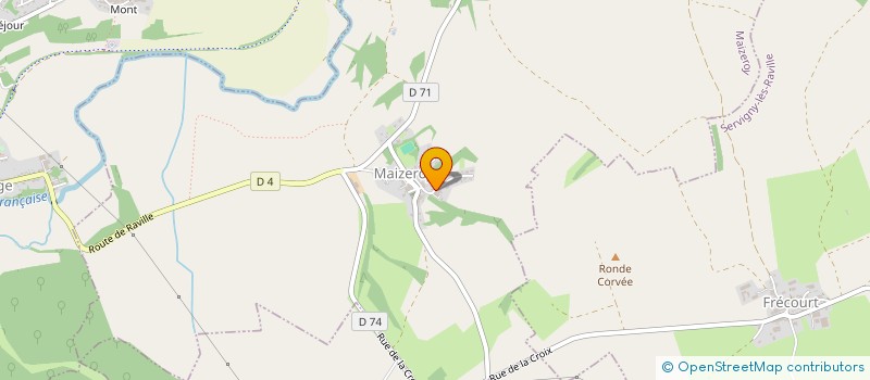 localisation de l'entreprise SCI PJMDR  MAIZEROY