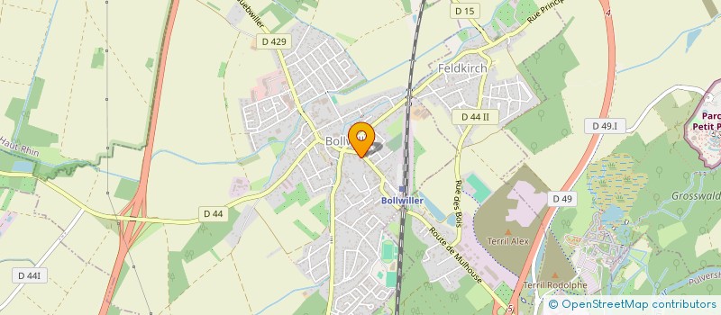 localisation de l'entreprise SCI PJMZ  BOLLWILLER