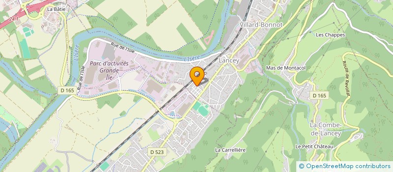 localisation de l'entreprise SCI PJP  VILLARD-BONNOT