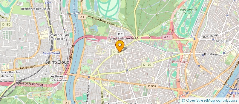 localisation de l'entreprise SCI PJPV à BOULOGNE-BILLANCOURT