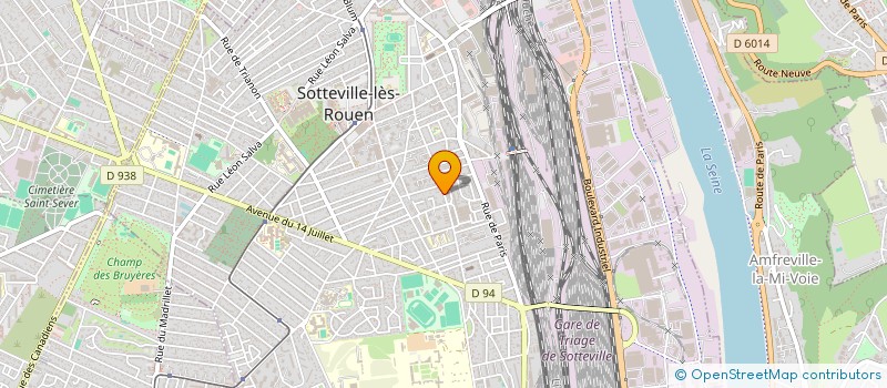 localisation de l'entreprise SCI PJR  SOTTEVILLE-LES-ROUEN