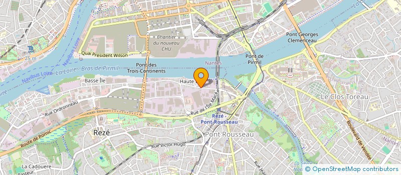 localisation de l'entreprise SCI PJS  REZE