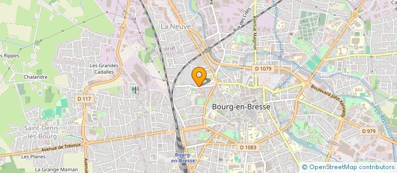 localisation de l'entreprise SCI PJV à BOURG-EN-BRESSE