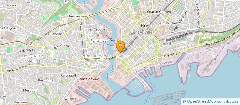 localisation de l'entreprise SCI PJYH  BREST