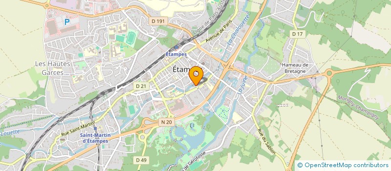 localisation de l'entreprise SCI PK  ETAMPES