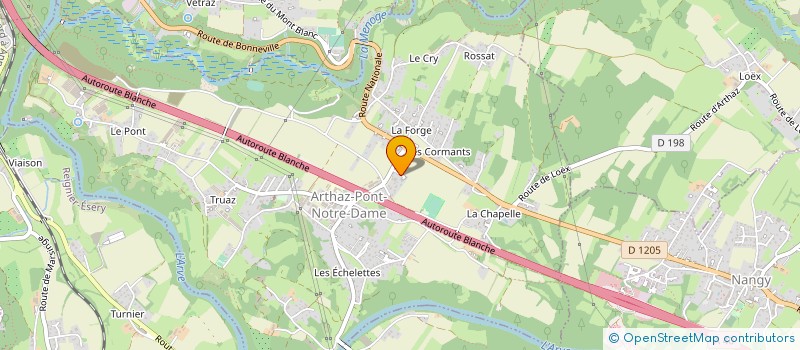 localisation de l'entreprise SCI PK  ARTHAZ-PONT-NOTRE-DAME