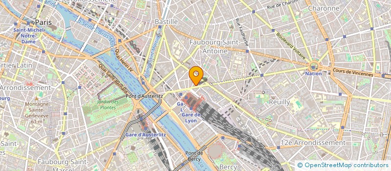 localisation de l'entreprise SCI PK  PARIS