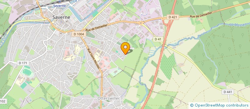 localisation de l'entreprise SCI PK  SAVERNE